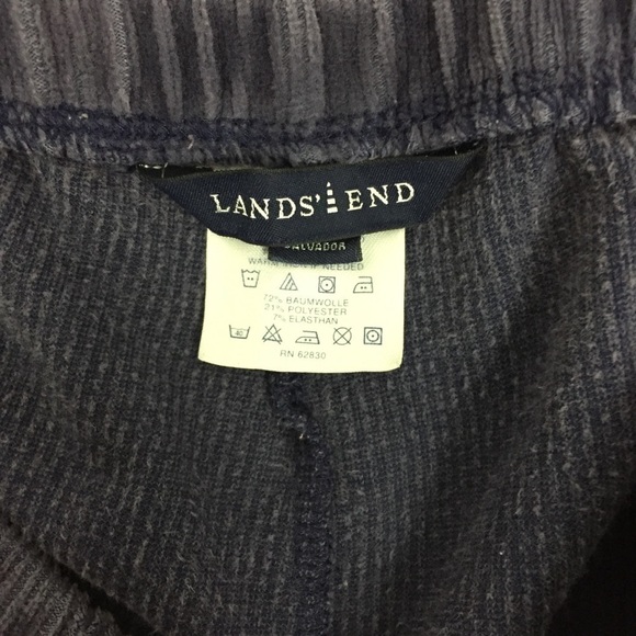 Lands End Purple Corduroy Pants Women's 14-16 - Picture 4 of 10